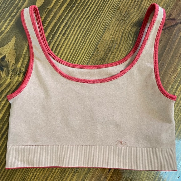 Fabletics Sunny Reversible Low Impact Sports Bra Haute Red/Maplewood Tan Small - Picture 11 of 11